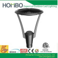 Architecturally designed outdoor luminaire available in suspended and post top versions